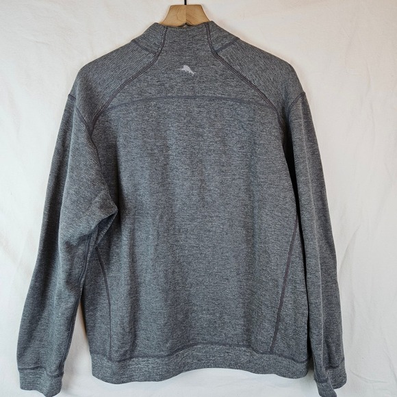 Tommy Bahama Flipsider 1/4 zip reversible pullover sweater, size L - Picture 2 of 5